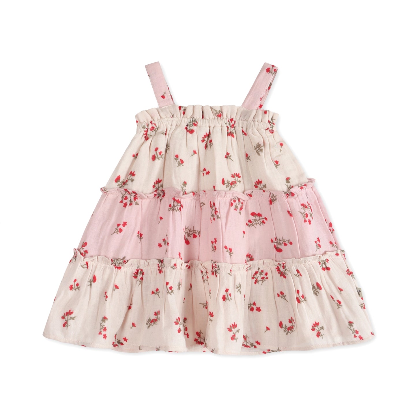 Bijou Tiered Floral Baby Dress And Bloomer