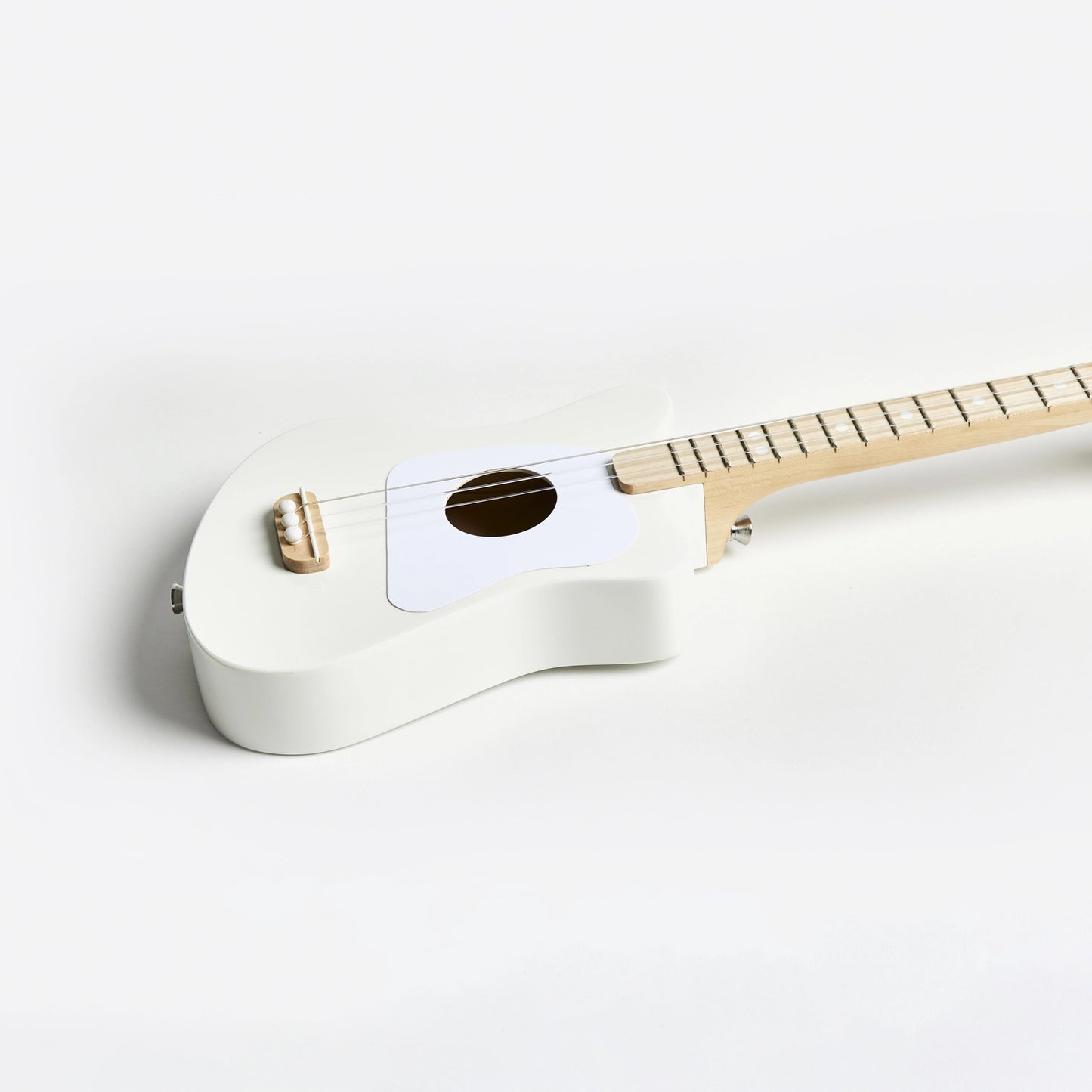 White Loog Mini Acoustic Guitar