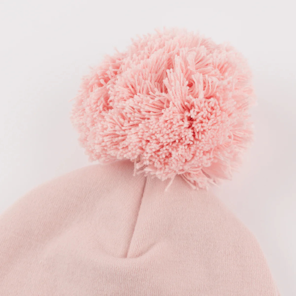 Dusty Pink Pom Hat