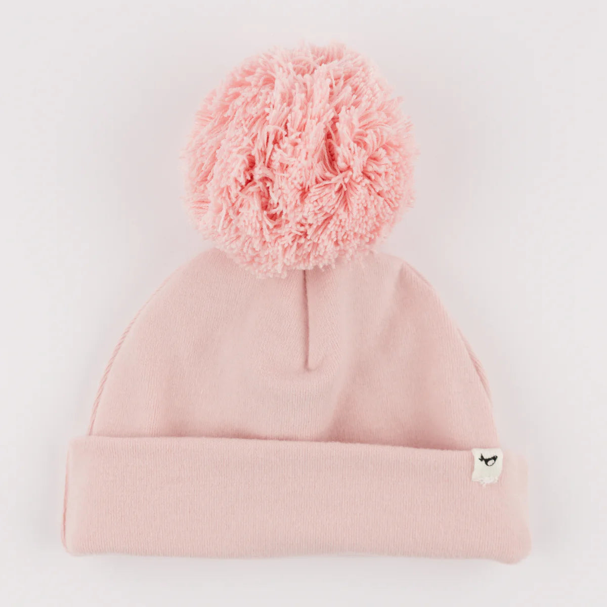 Dusty Pink Pom Hat