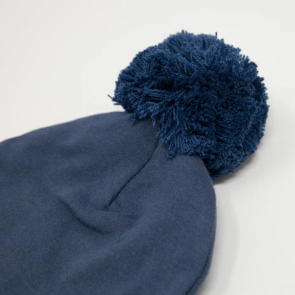 Denim Pom Hat