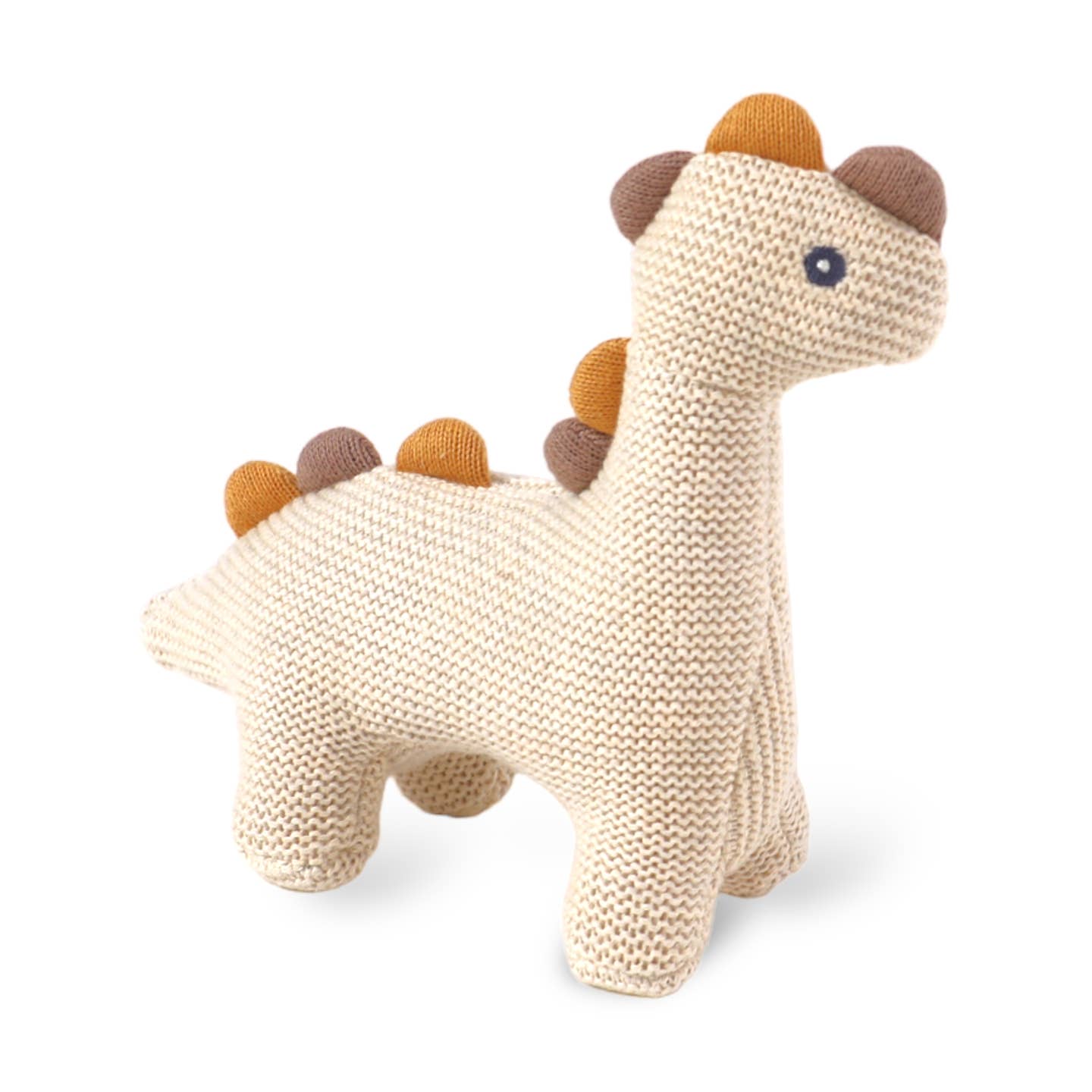 Dino Knit Stuffed Animal Soft Baby Toy