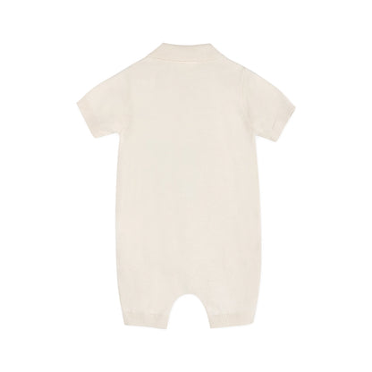 Soccer Applique Baby Knit Romper