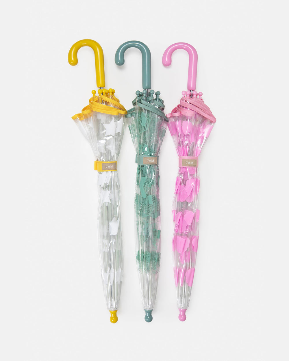 Tula Kid's Umbrella - Rainy Stars White