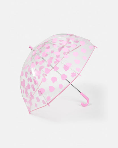 Tula Kid's Umbrella - Rainy Trees Pink