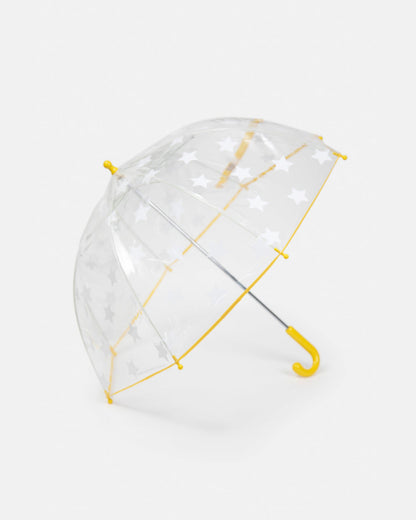 Tula Kid's Umbrella - Rainy Stars White