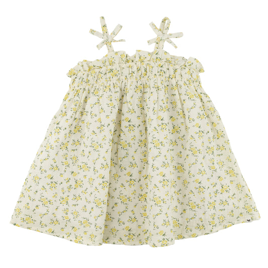 Lemon Petite Bouquet Brandie Dress