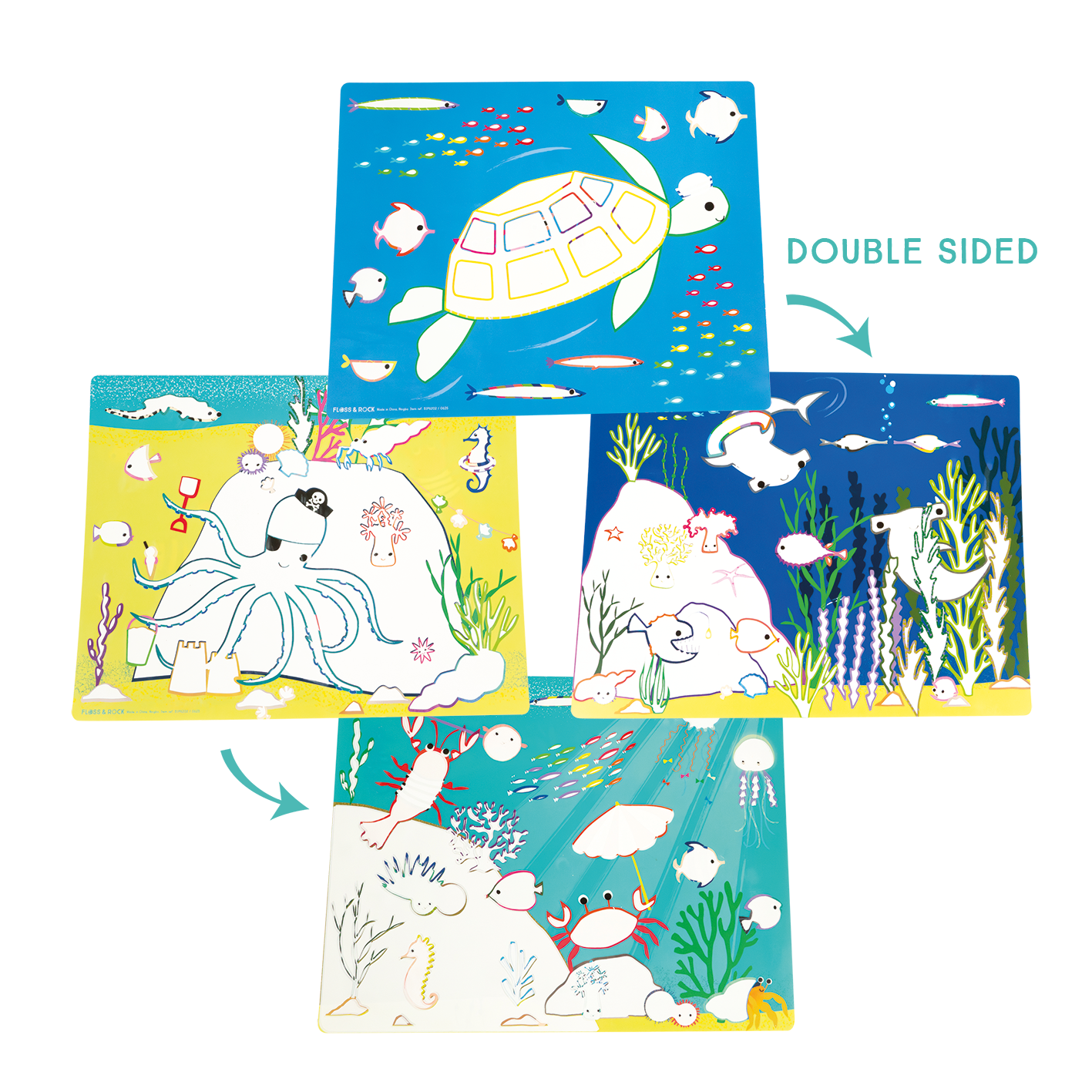Magic Water Placemats - Ocean