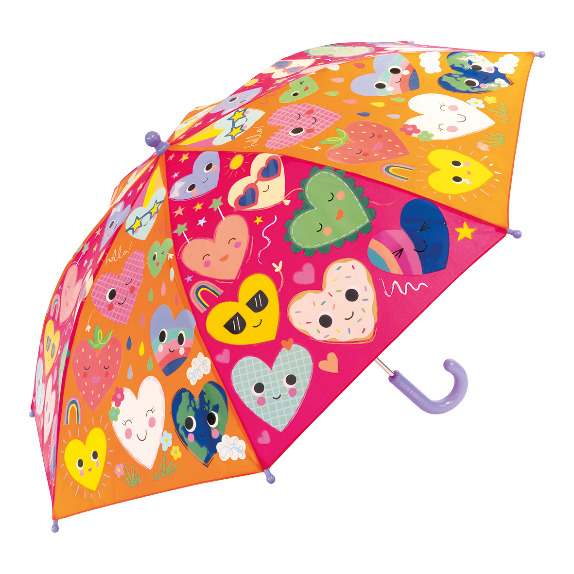 Color Changing Umbrella - Hearts (6+ Color Changes)