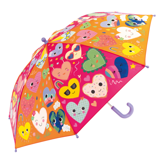 Color Changing Umbrella - Hearts (6+ Color Changes)