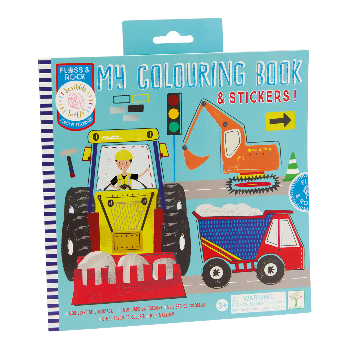 Scribble Sniffs My Colouring Book - Construction