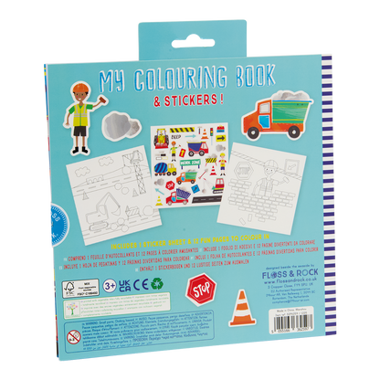 Scribble Sniffs My Colouring Book - Construction