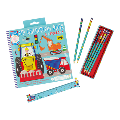 Scribble Sniffs My Colouring Book - Construction