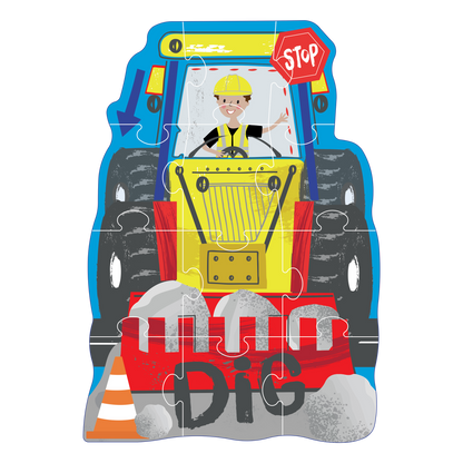 12-Piece Shaped Puzzle - Construction