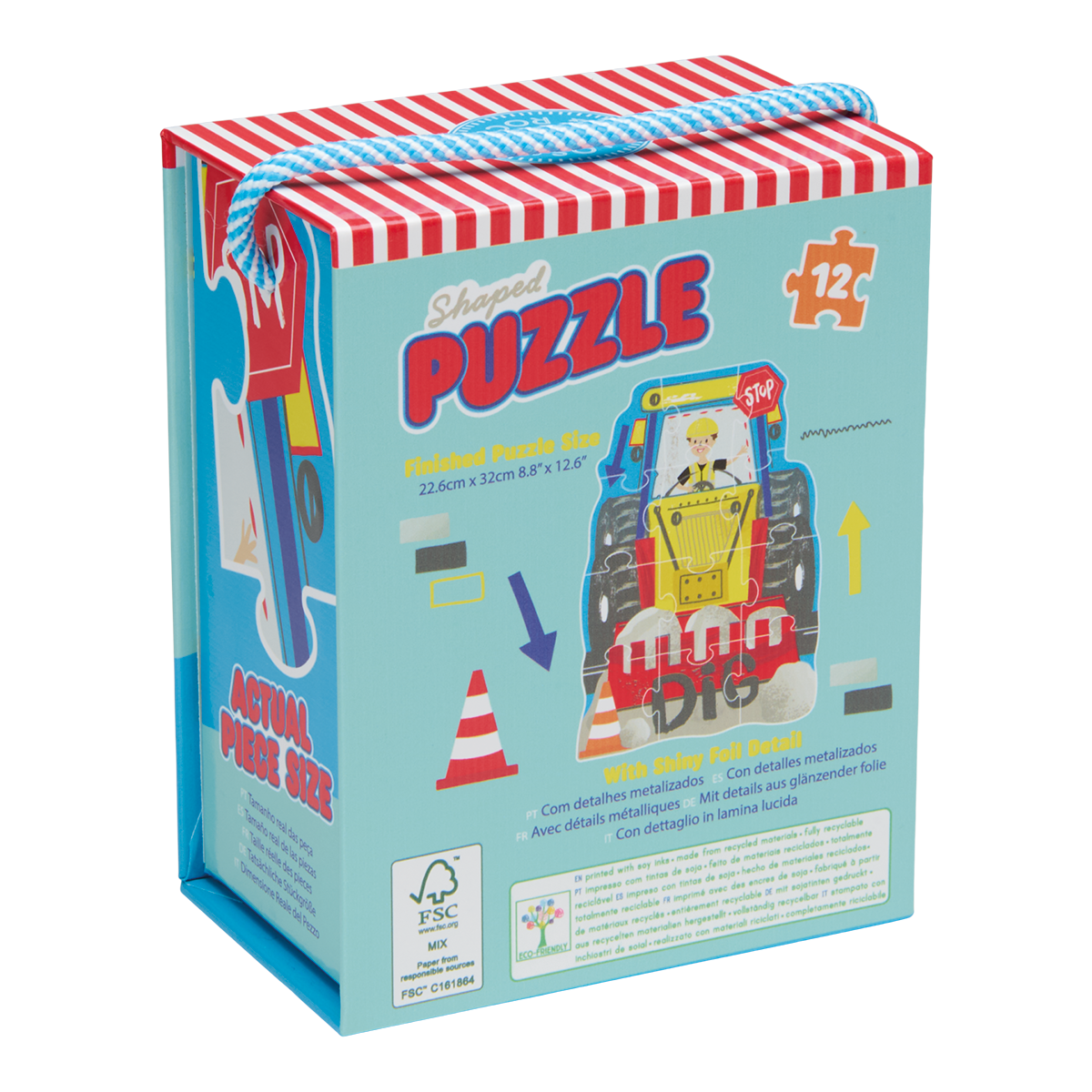 12-Piece Shaped Puzzle - Construction