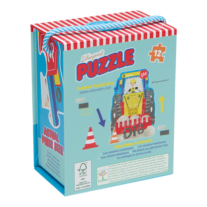 12-Piece Shaped Puzzle - Construction