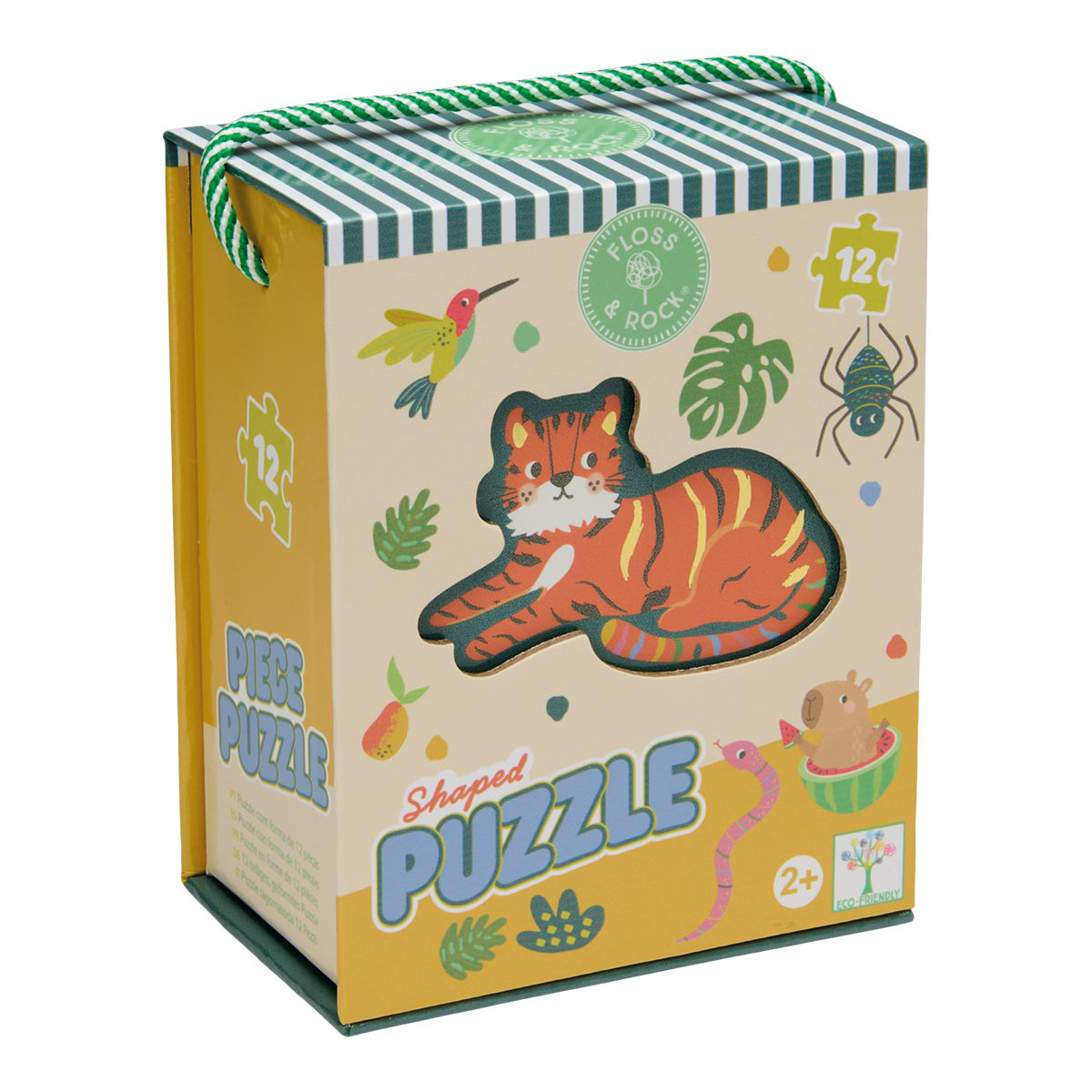 12-Piece Shaped Puzzle - Jungle