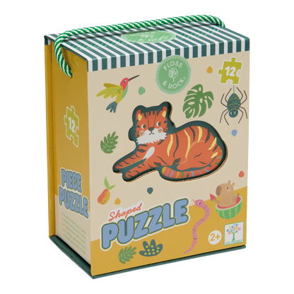 12-Piece Shaped Puzzle - Jungle