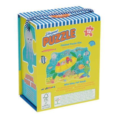 12-Piece Shaped Puzzle - Ocean