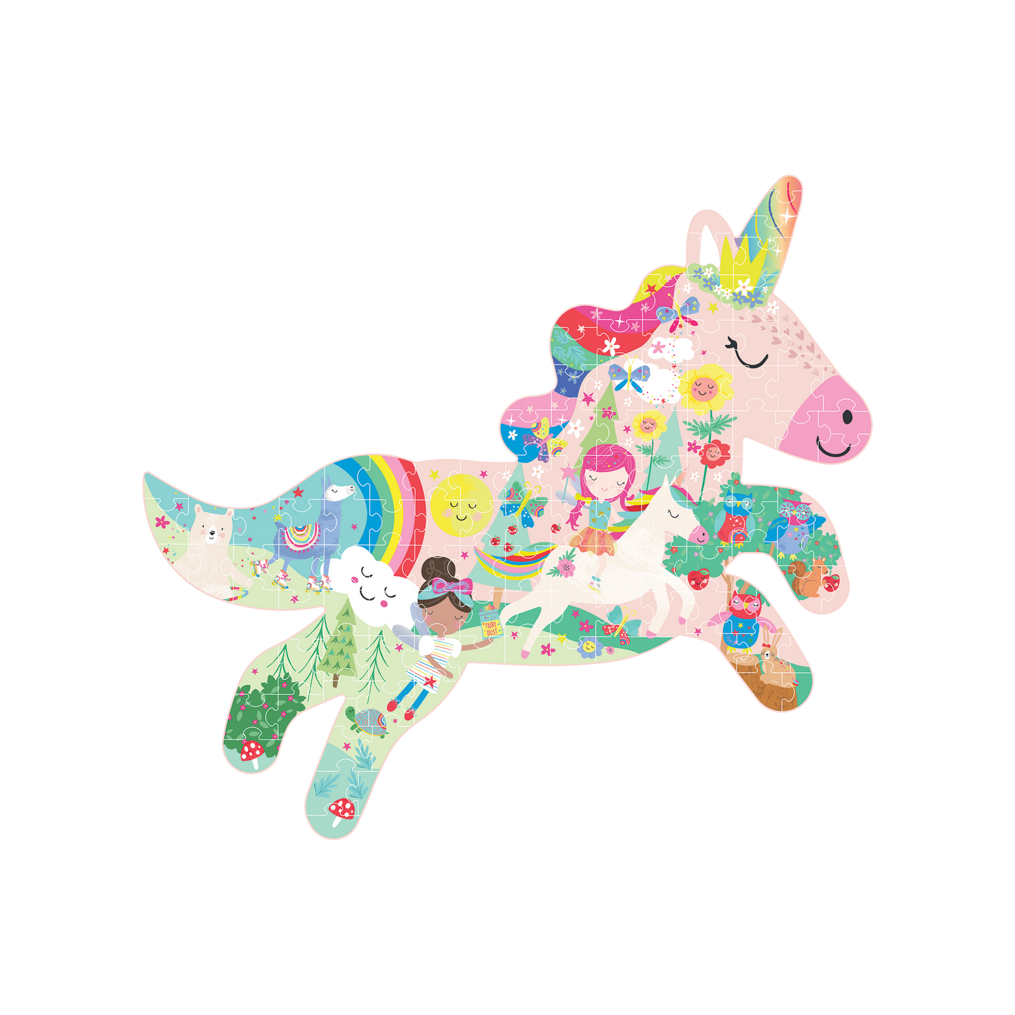 120-Piece Shaped Puzzle - Rainbow Fairy