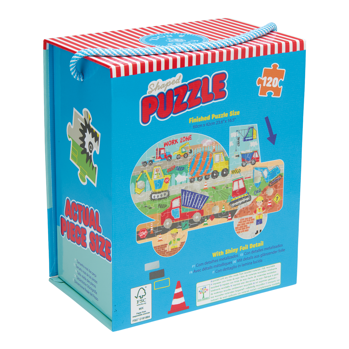 120-Piece Shaped Puzzle - Construction