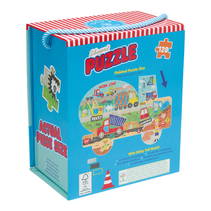 120-Piece Shaped Puzzle - Construction