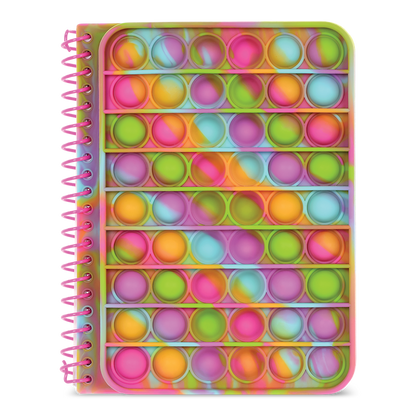 Rainbow Tie Dye Popper Journal