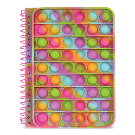 Rainbow Tie Dye Popper Journal