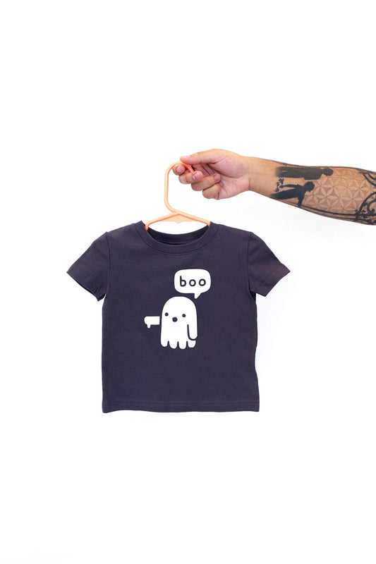 Boo Halloween Kid's T-Shirt, Cool Funny Toddler Shirt