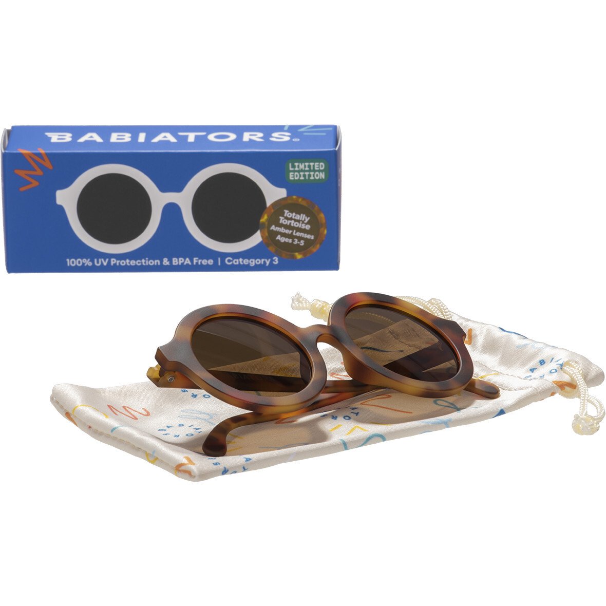 Classic Tortoise Euro Round Sunglasses