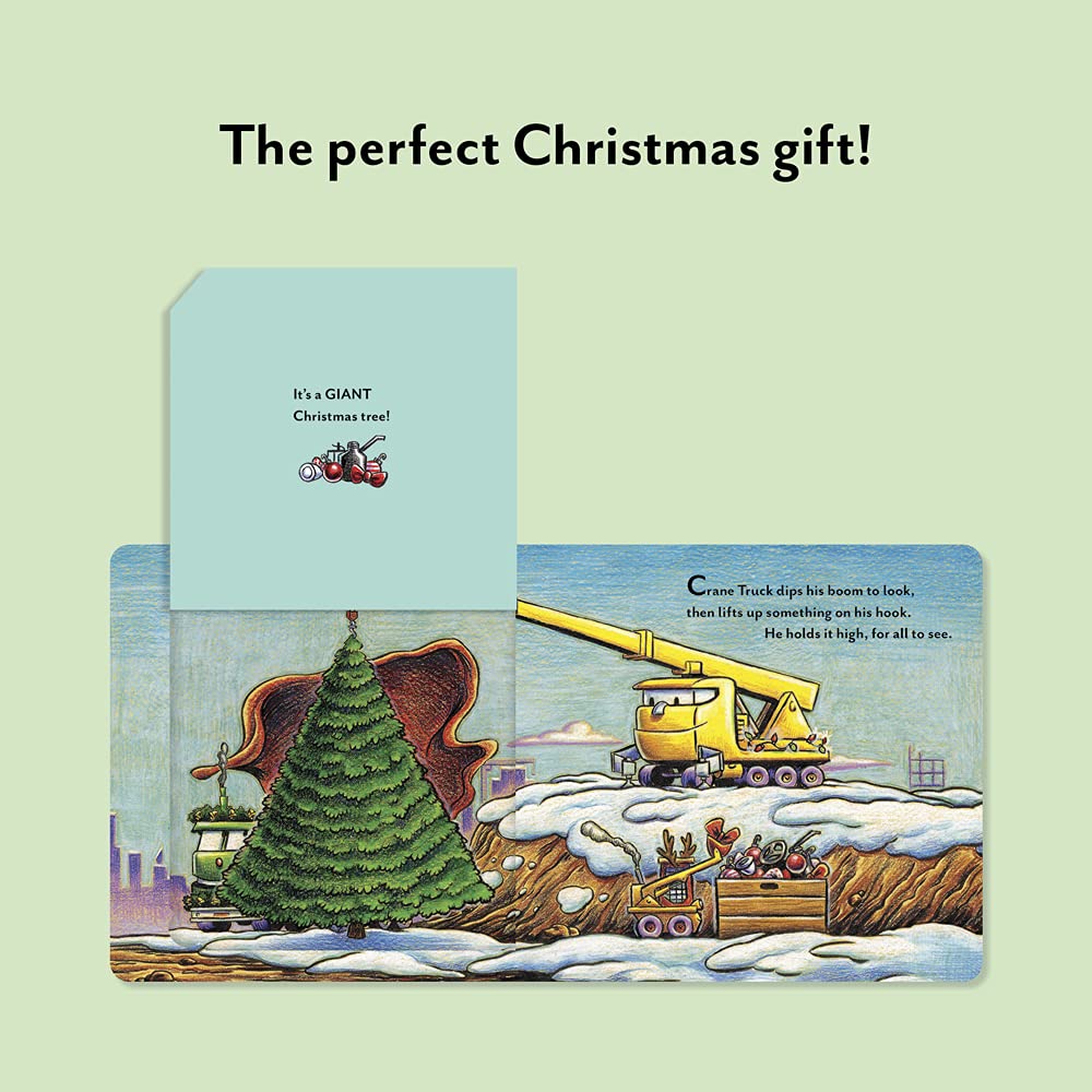 Construction Site Merry and Bright: A Christmas Lift-the-Flap Book