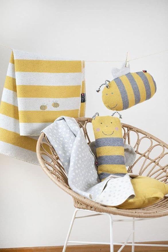 JUWEL Set Blanket In Puppet - Bee