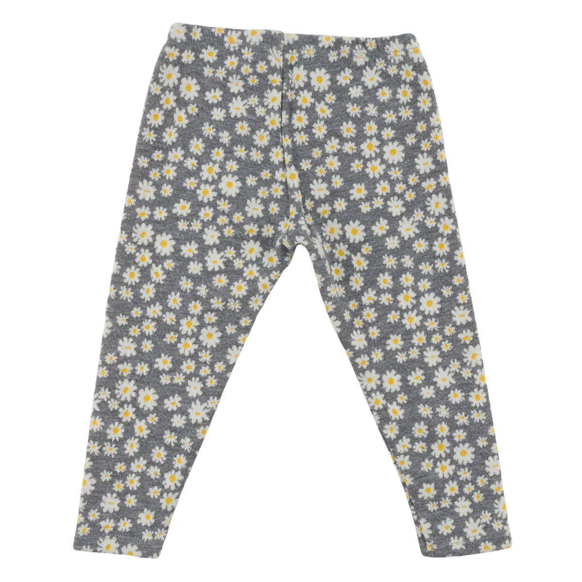 Heather Gray Pucker Mini Daisies Legging