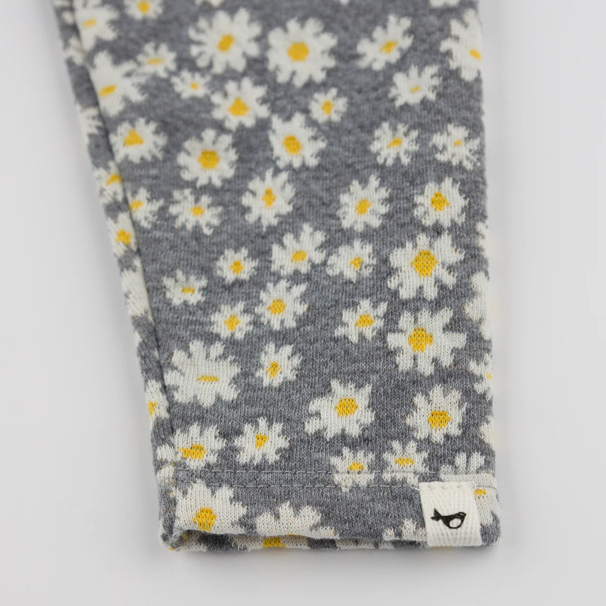 Heather Gray Pucker Mini Daisies Legging