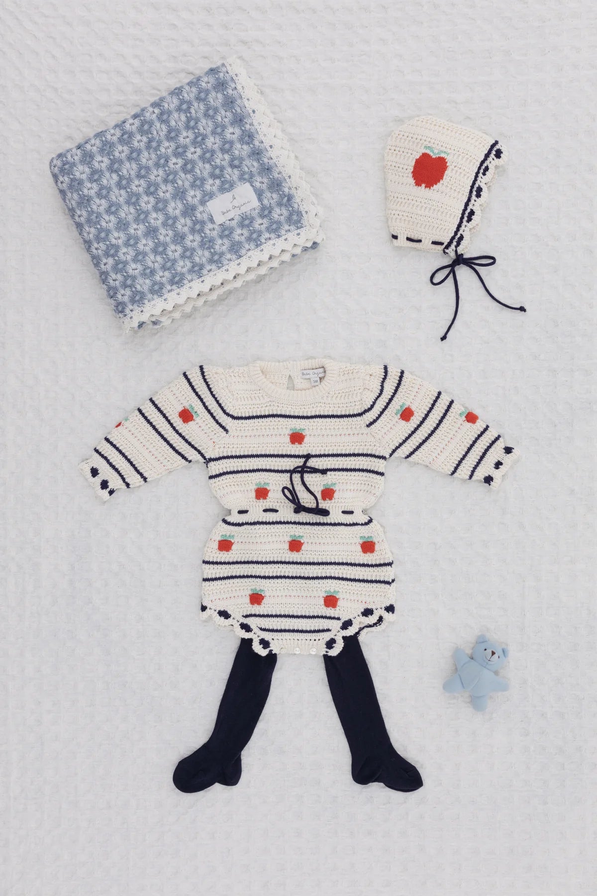 Daisy Romper Apple Knit