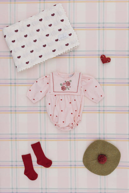 Love Blanket Heart Motif