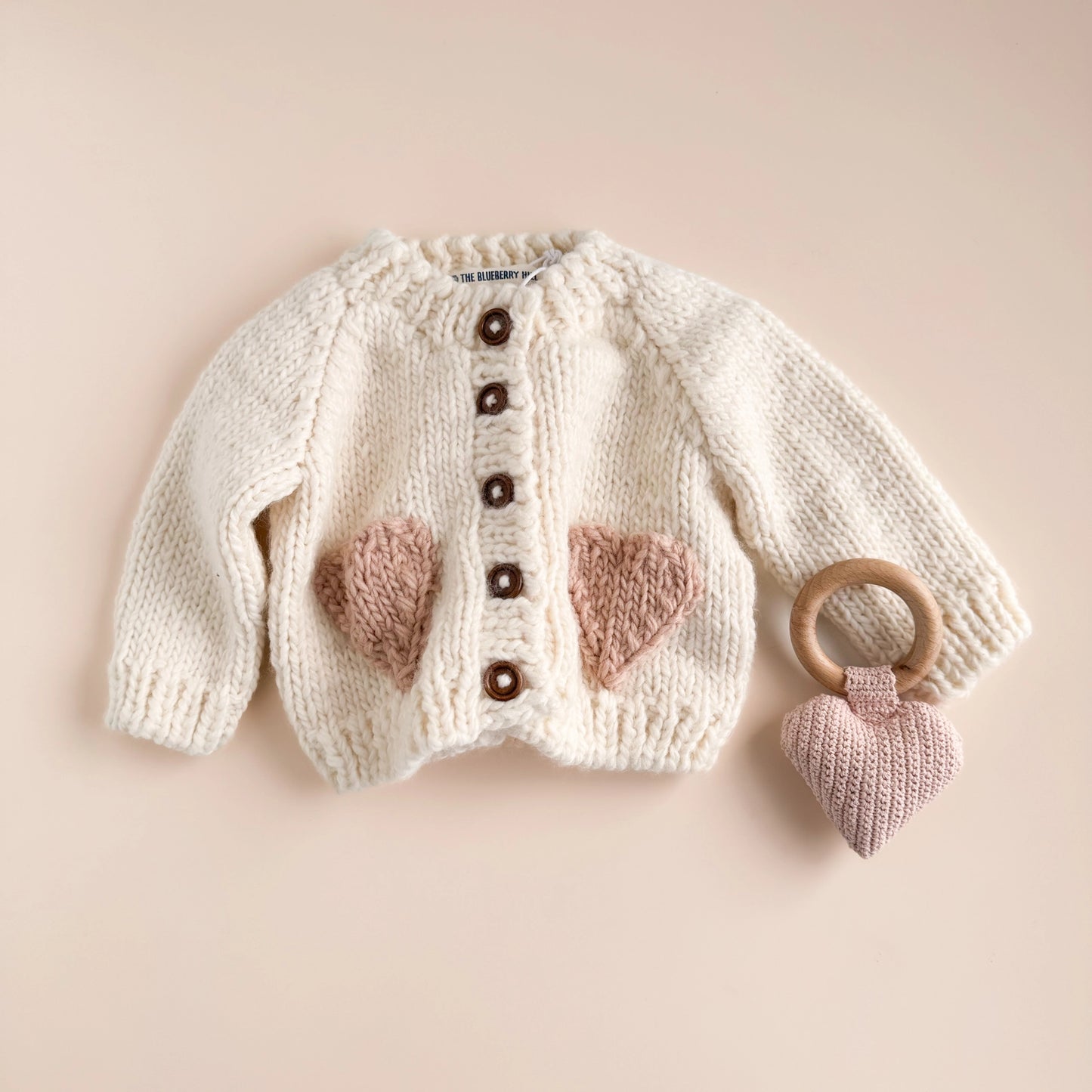 Blush Heart Cardigan