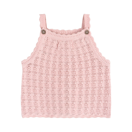 Nyla Textured Baby Tank And Shorts Set