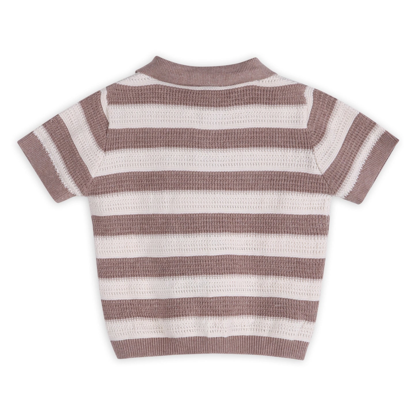 Oliver Textured Baby Polo And Shorts Set