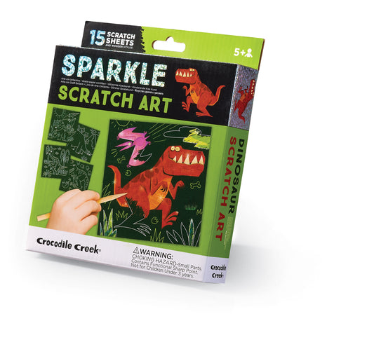 Dinosaur Sparkle Scratch Set