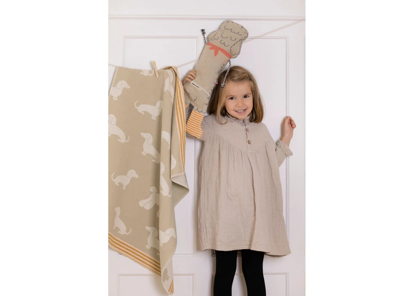 Blanket/Puppet Set "Poodle"