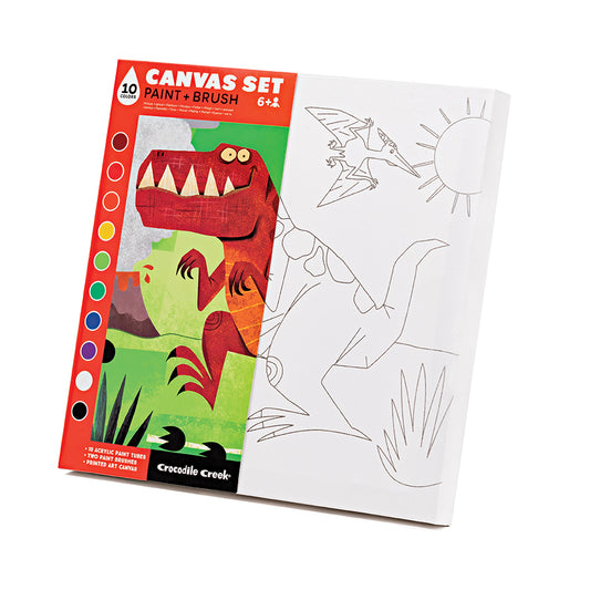 Dinosaur Canvas Art Set