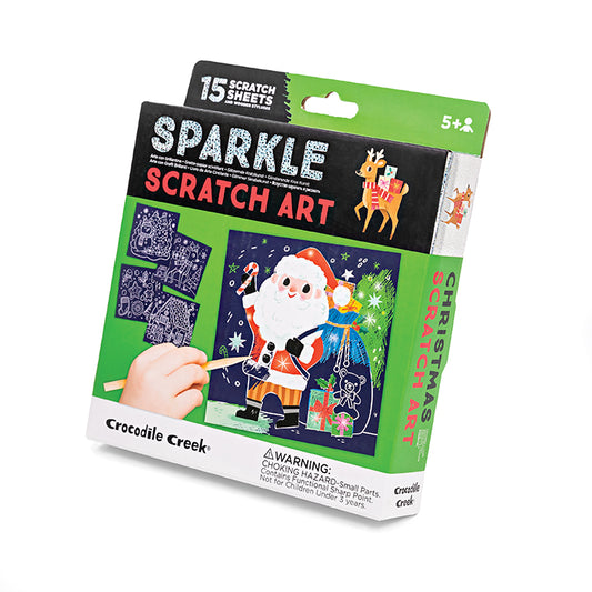 Christmas Sparkle Scratch Art