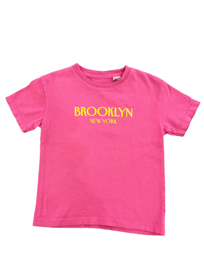 Brooklyn New York Ringspun Tee- Confetti
