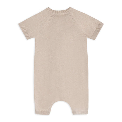 Doggy Applique Baby Knit Romper