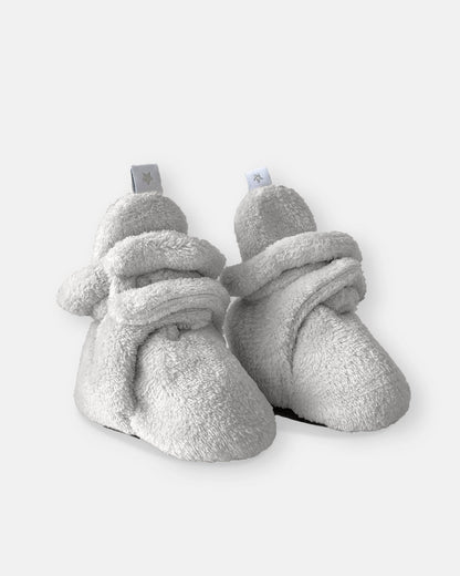 Plush Baby Bootie Slippers - Pearl