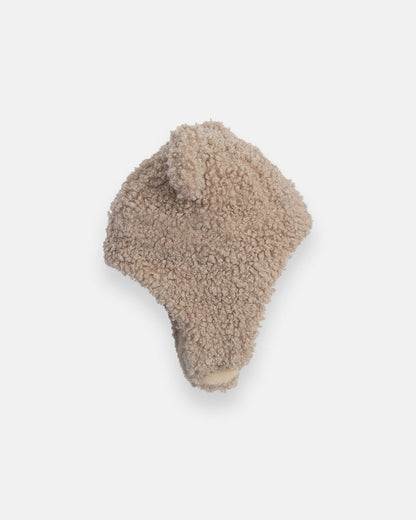 Teddy Cub Set Hat & Mittens Oatmeal