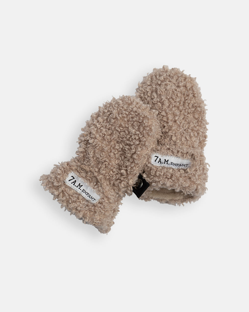 Teddy Cub Set Hat & Mittens Oatmeal