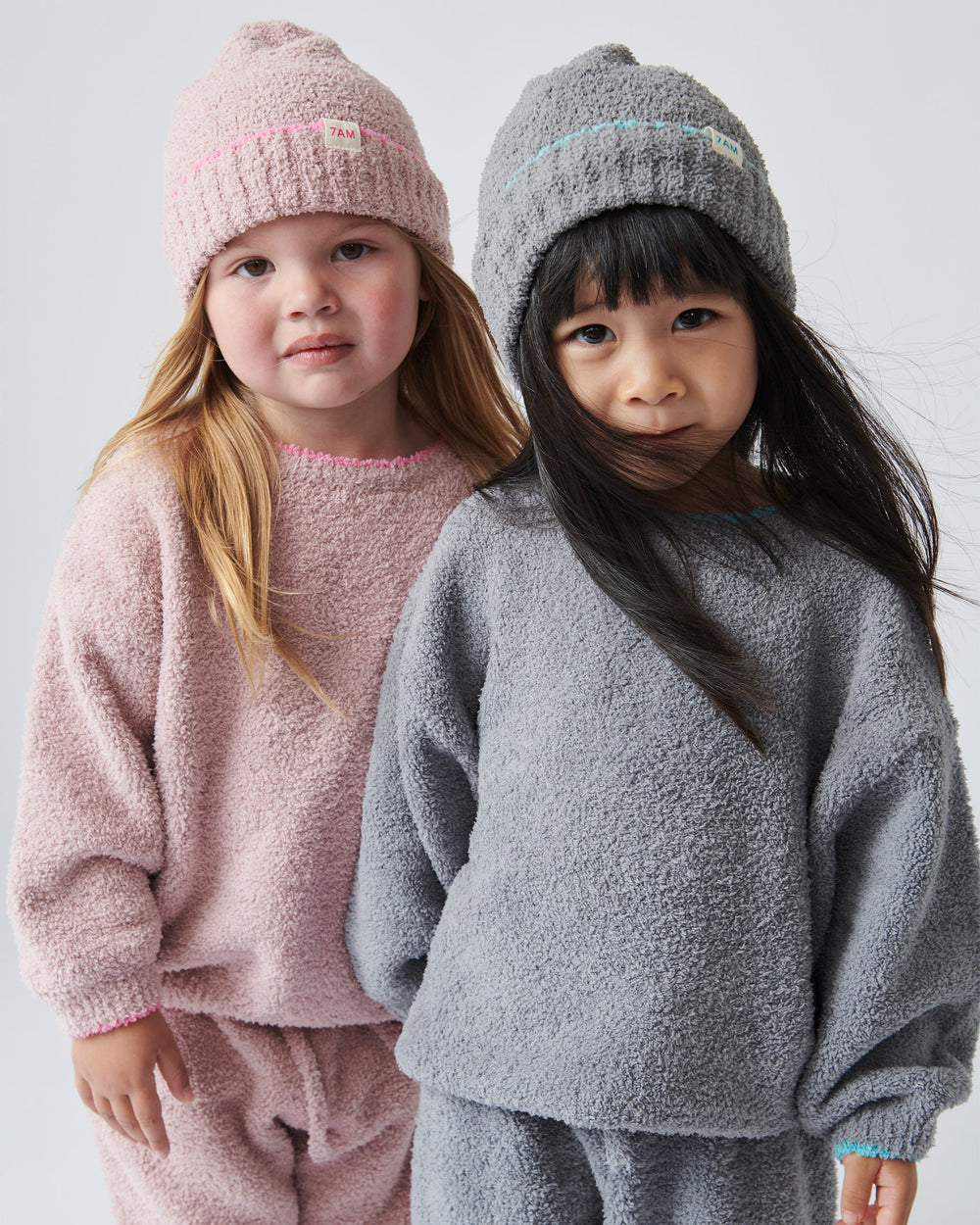 Fuzzy Boxy Sweater - Ash Rose