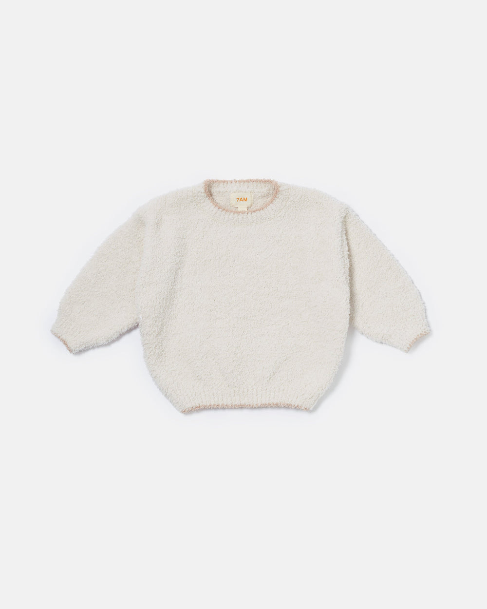 Fuzzy Boxy Sweater - Ecru